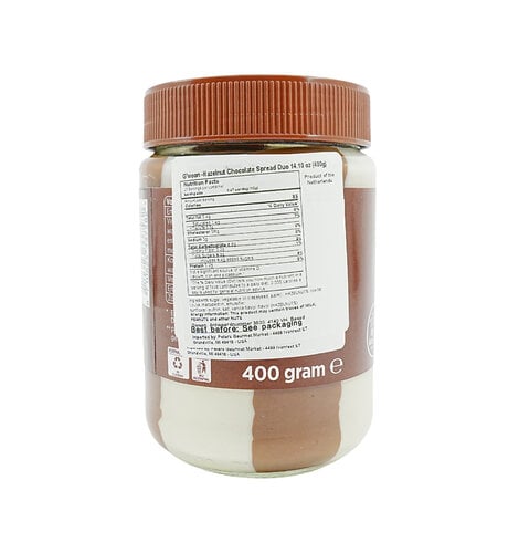 Gwoon DUO Hazelnut & White Chocolate Spread 14 oz jar