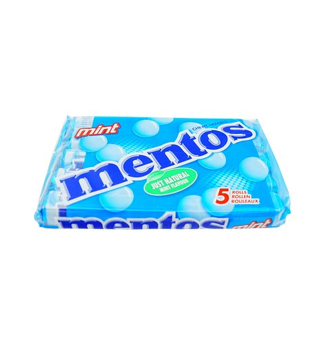 Mentos Peppermint 5 roll pack