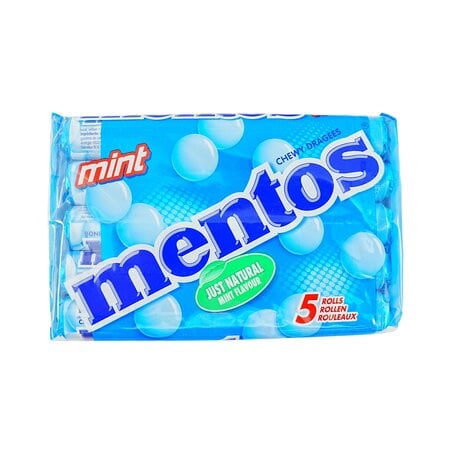 Mentos Peppermint 5 roll pack