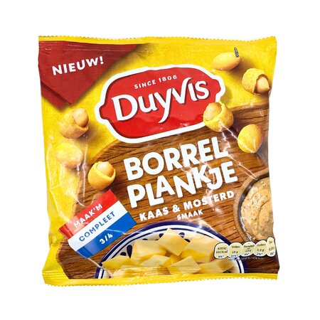 Duyvis Borrelnootjes Mustard & Cheese 9.7oz Bag Q
