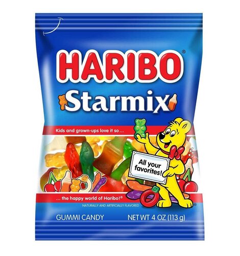 Haribo Starmix Mixed Gummi Candy 5oz Bag