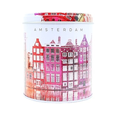 Amsterdam Canal Houses Storage Tin EMPTY