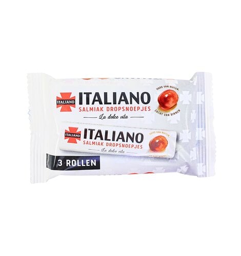 Italiano Salmiak Licorice Rolls 3 Pack 3.4 Oz