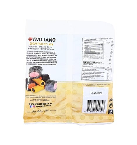 Italiano Soft Licorice Sticks 5.99 oz Bag