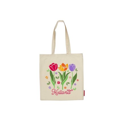 Three Tulips Holland 100% Cotton Shopping Bag