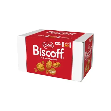 Biscoff Sandwich Cookies 120 Ct Box Individually Wrapped