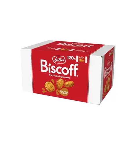 Biscoff Sandwich Cookies 120 Ct Box Individually Wrapped