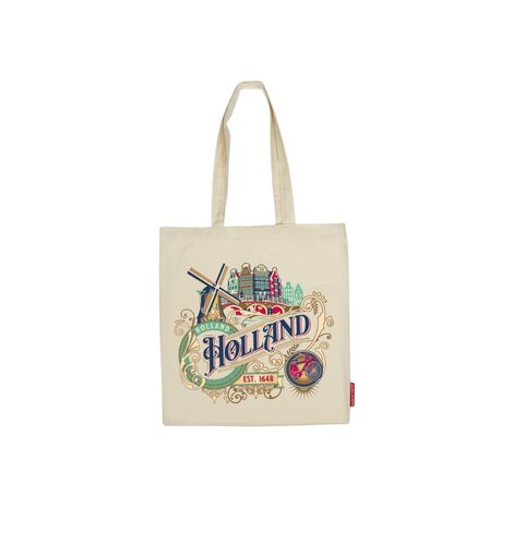 Holland White Bag 100% Cotton Shopping Bag