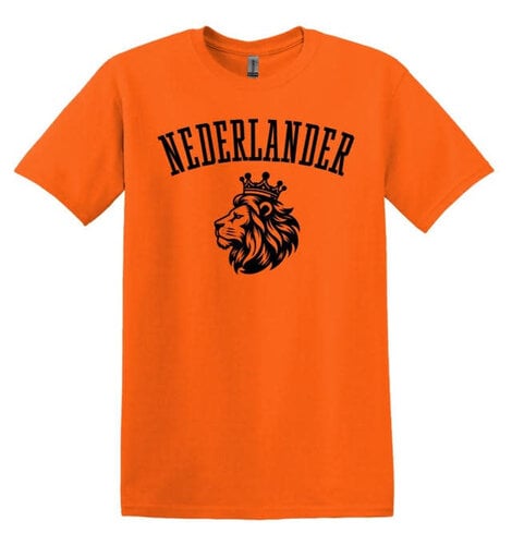 Dutch Lion Orange T Shirt  Large