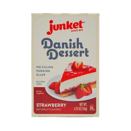 Junket Danish Dessert Mix Strawberry  4.75 oz
