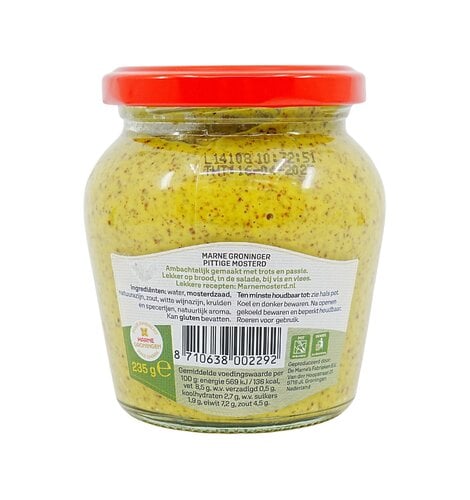 Marne Dutch Mustard 8.28 oz Jar