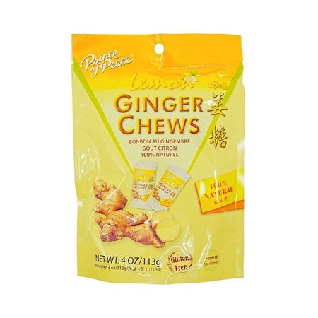 Prince of Peace Lemon Ginger Chews 4 oz