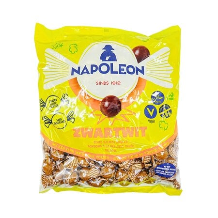 Napoleon Salmiak (Zwart Wit) Candy Balls 2.2 lb