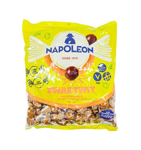 Napoleon Salmiak (Zwart Wit) Candy Balls 2.2 lb