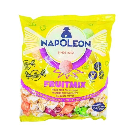 Napoleon Fruit Mix Sour Candy Balls 2.2 lb