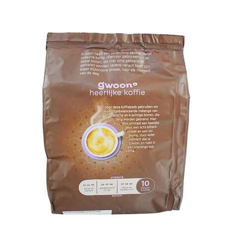 Gwoon Extra Dark Roast Coffee pads 36 ct  DC