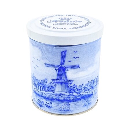 Wilhelmina Peppermint Delft Tin 17.5 oz