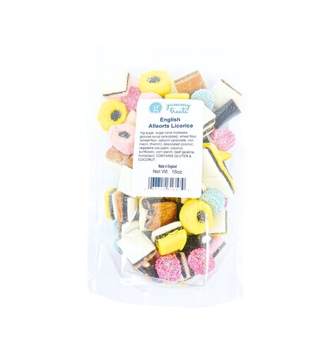 Dutch Hutch  Allsorts English Licorice 1 lb  by Gustafs