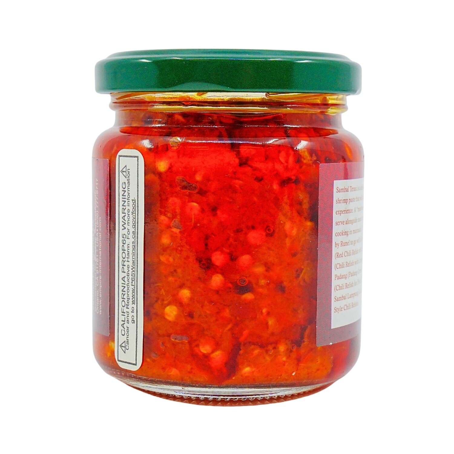 Runel Sambal Terasi Chili Relish w/Shrimp paste 6.5 oz Runel Sambal Terasi Chili Relish w/Shrimp paste 6.5 oz