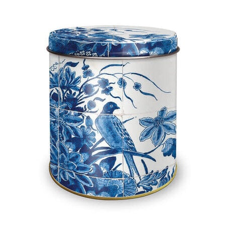 Delft Tile Pattern Tin EMPTY