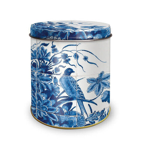 Delft Tile Pattern Tin EMPTY