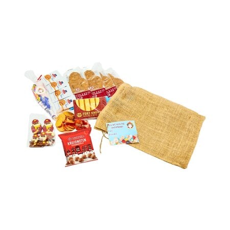 Sweets From Sinterklaas Burlap Gift Bag