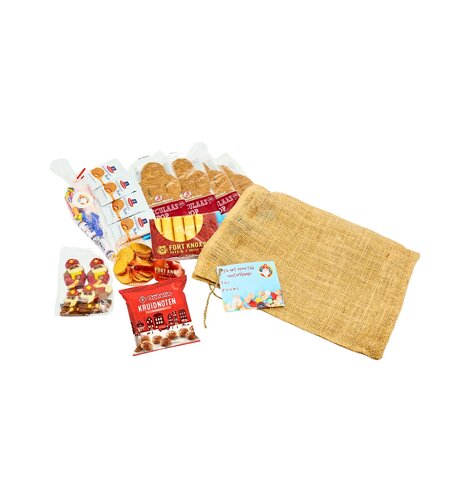 Sweets From Sinterklaas Burlap Gift Bag