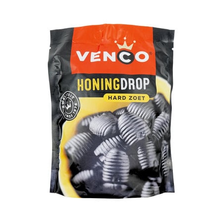 Venco Honey Licorice Drops 7.4 oz Bag