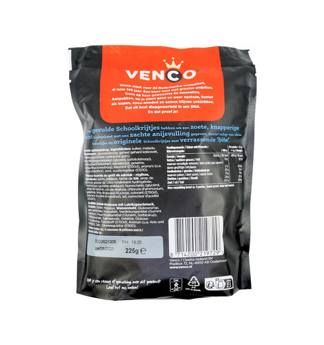 Venco Licorice Chalk Schoolkrijt 7.4 oz  210g