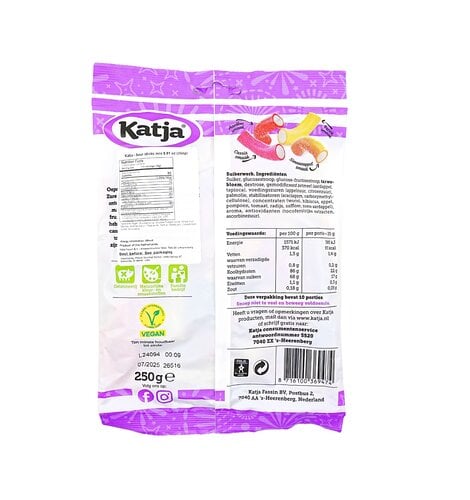 Katja Sour Sticks 8.8 Oz Bag