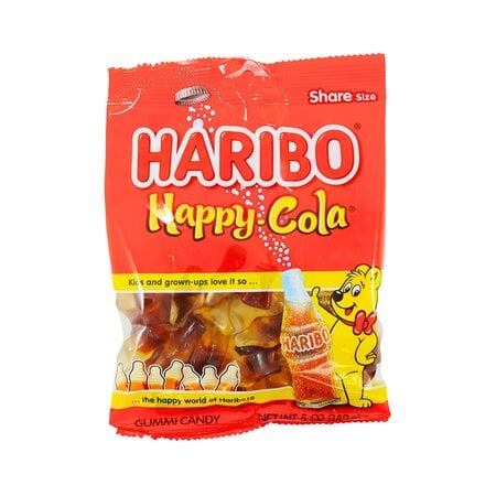 Haribo Happy Cola Bottles 5oz Bag