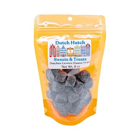 Dutch Hutch Dutchies (Zaanse Drop) Licorice 8 oz Gustafs Q