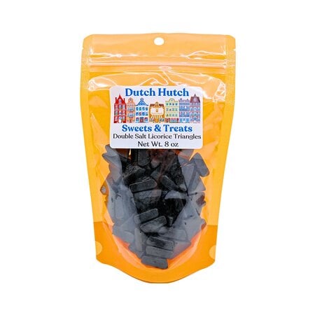 Dutch Hutch Double Salt Licorice Triangle 8 oz By Meenk Q