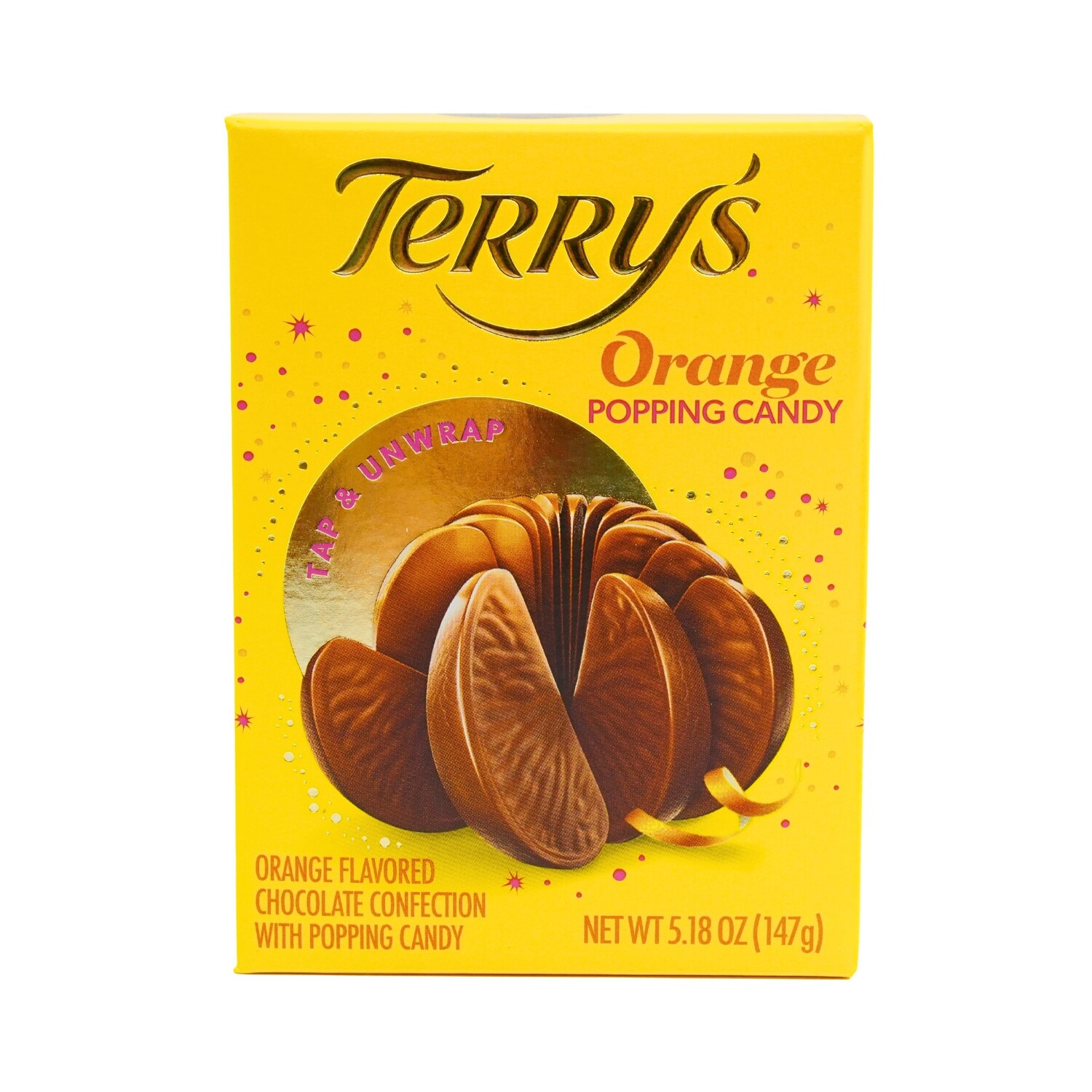 Terrys Milk Chocolate Popping Candy Orange 5.18oz Peters Gourmet Market