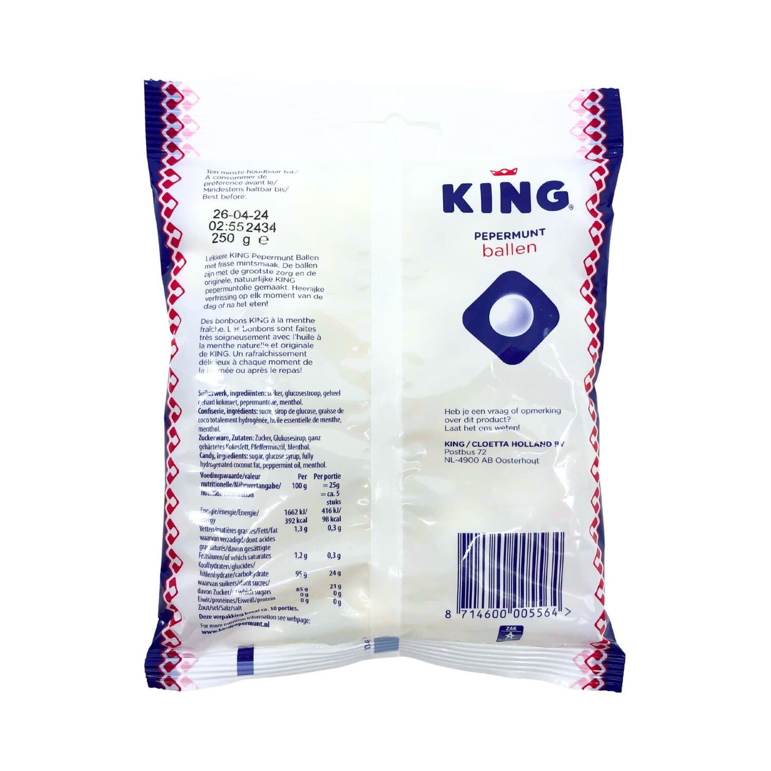 Kings Mints King Peppermint Balls Bag 8.8 oz Bag - Peters Gourmet Market
