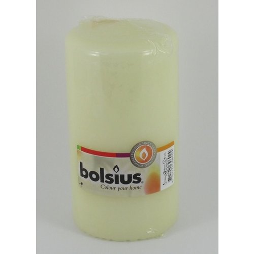 Bolsius Bolsius Pillar Candle Ivory 5.9 x 3.1 inch Bolsius Bolsius Pillar Candle Ivory 5.9 x 3.1 inch