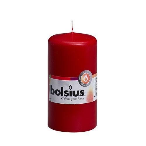 Bolsius Bolsius Pillar Candle Red 4.7 x 2.3 inch Bolsius Bolsius Pillar Candle Red 4.7 x 2.3 inch