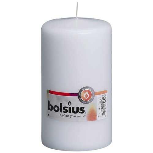 Bolsius Bolsius Pillar Candle White 5.9 x 3.1 inch Bolsius Bolsius Pillar Candle White 5.9 x 3.1 inch