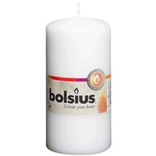 Bolsius Bolsius Pillar Candle White 4.7 x 2.3 inch Bolsius Bolsius Pillar Candle White 4.7 x 2.3 inch