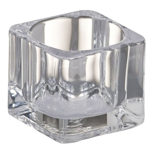 Bolsius Bolsius TeaLight Square Holder Transparent 1.5 x 2.2 inch Bolsius Bolsius TeaLight Square Holder Transparent 1.5 x 2.2 inch