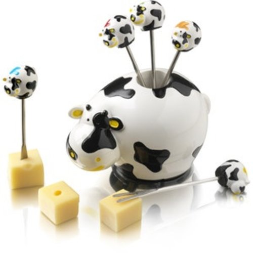 Boska Boska Party pick set cows stainless picks gift box Boska Boska Party pick set cows stainless picks gift box