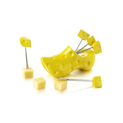 Boska Boska Yellow Clog Party Picks in Gift Box Boska Boska Yellow Clog Party Picks in Gift Box