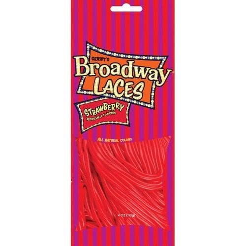 Gerrits Broadway Strawberry Laces 4 Oz Gerrits Broadway Strawberry Laces 4 Oz