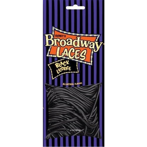 Gerrits Broadway Licorice Laces 4 Oz Gerrits Broadway Licorice Laces 4 Oz