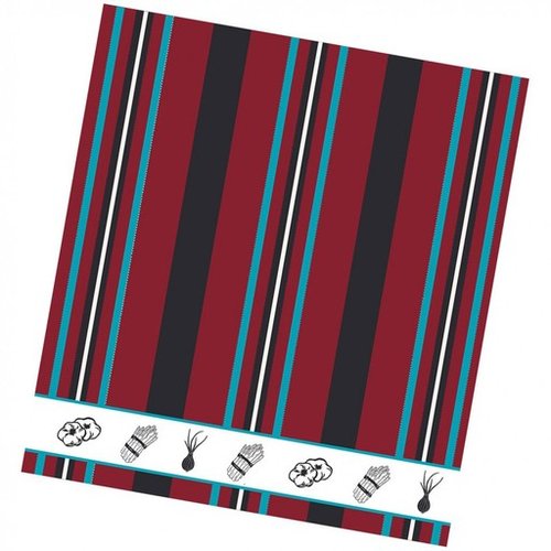 DDDDD DDDDD Veggie - Red Tea Towel 24x25 inch DDDDD DDDDD Veggie - Red Tea Towel 24x25 inch