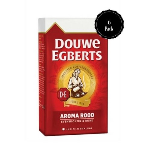 Douwe Egberts Douwe Egberts Aroma Rood 6 PACK Coffee 8.8 oz
