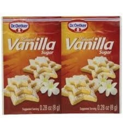 Dr Oetker Natural Vanilla Sugar (6 Pkts) .28 oz each
