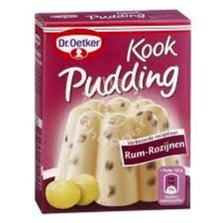 Dr Oetker Rum Raisin Pudding Mix 3.2 oz box