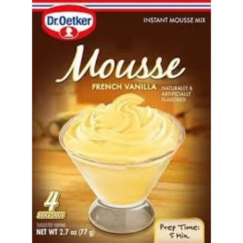Dr Oetker Dr Oetker French Vanilla Mousse 2.7 oz box Dr Oetker Dr Oetker French Vanilla Mousse 2.7 oz box