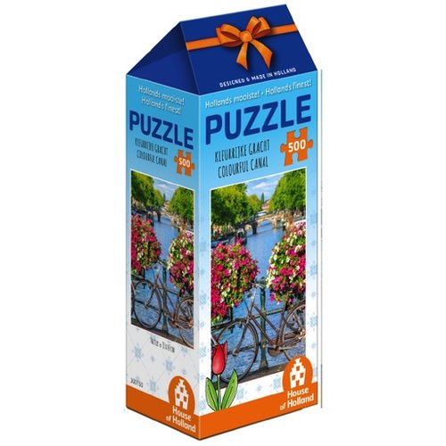 Games Puzzle Colorful Canal Holland 500 pc Games Puzzle Colorful Canal Holland 500 pc